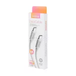 کابل شارژ 1.1 متری فست Shoosh Type-C to Type-C مدل SH251C - سفید - SMO - تصویر 3