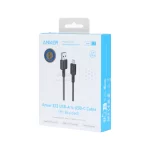 کابل شارژ 0.9 متری ANKER Type-C مدل A81H5H11 - مشکی (گارانتی 18ماهه حافظه طلایی ایستا) - تصویر 4