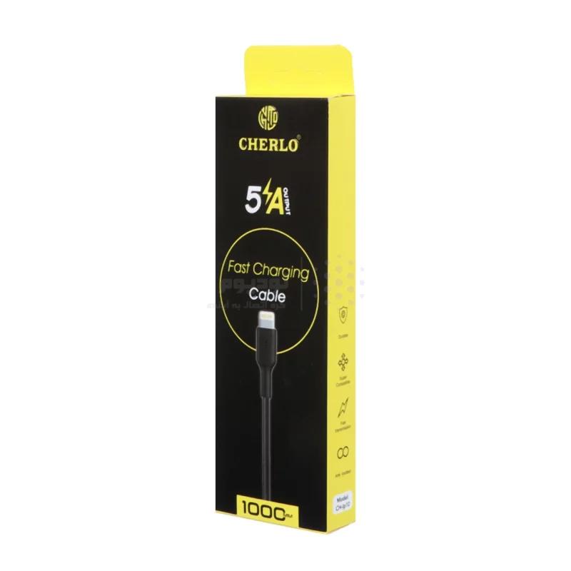 کابل شارژ فست آیفون CHERLO مدل CH-IP10 - سفید - SMO - تصویر 3