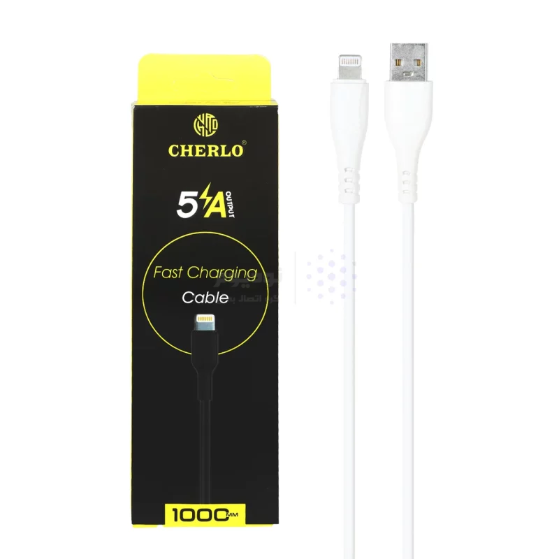کابل شارژ فست آیفون CHERLO مدل CH-IP10 - سفید - SMO - تصویر 5