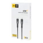 کابل شارژ 2 متری فست JBQ Type-C to Type-C مدل CA-1165 - مشکی - تصویر 3
