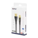 کابل شارژ فست آیفون NITU مدل NC321 - مشکی (گارانتی 18 ماه تعویض نیکان همراه) - تصویر 4