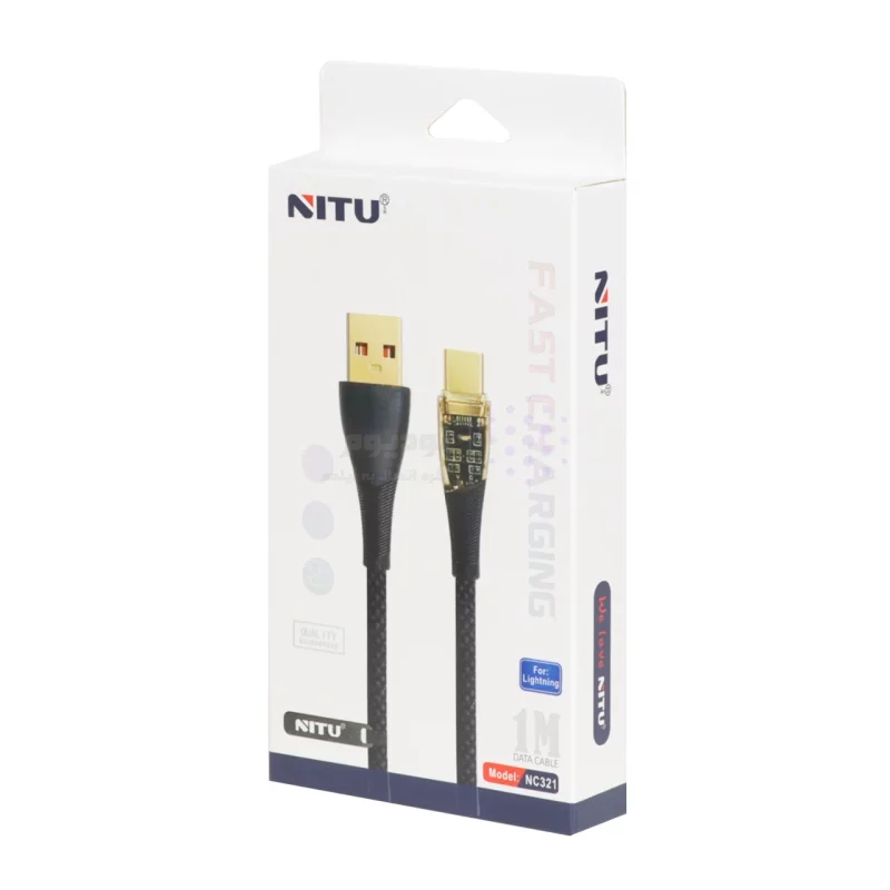 کابل شارژ فست آیفون NITU مدل NC321 - مشکی (گارانتی 18 ماه تعویض نیکان همراه) - تصویر 4
