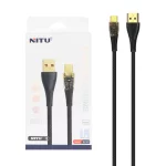 کابل شارژ فست NITU Type-C مدل NC321 - مشکی (گارانتی 18 ماه تعویض نیکان همراه)
