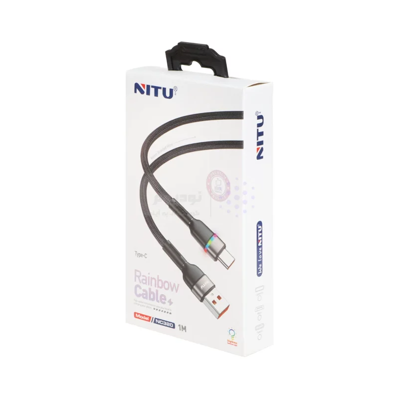 کابل شارژ NITU Type-C مدل NC320 - صورتی (گارانتی 18 ماه تعویض نیکان همراه) - تصویر 4