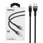 کابل شارژ آیفون NITU مدل NC320 - مشکی (گارانتی 18 ماه تعویض نیکان همراه)