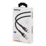 کابل شارژ آیفون NITU مدل NC320 - مشکی (گارانتی 18 ماه تعویض نیکان همراه) - تصویر 3