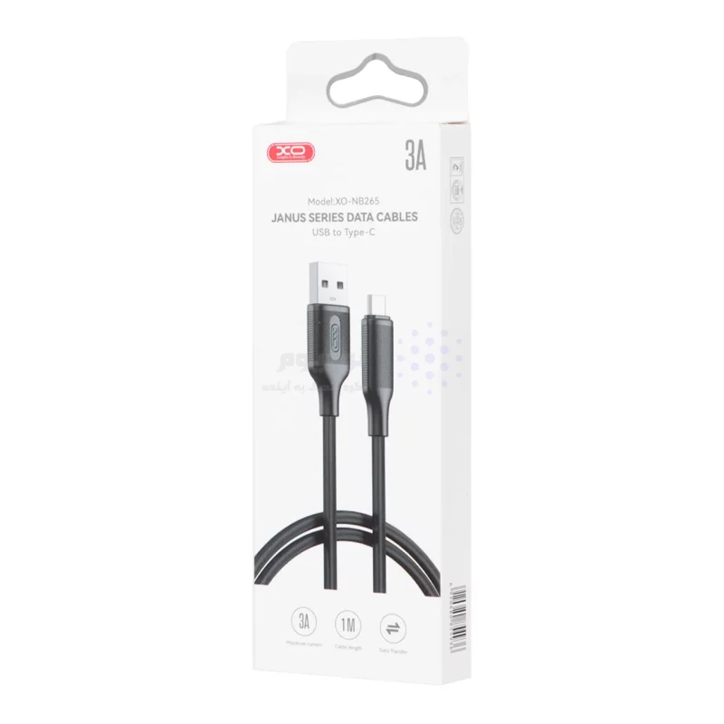 کابل شارژ فست XO Type-C مدل NB265 - مشکی - تصویر 4