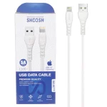 کابل شارژ 1.1 متری فست آیفون Shoosh مدل SH101i - سفید - SMO