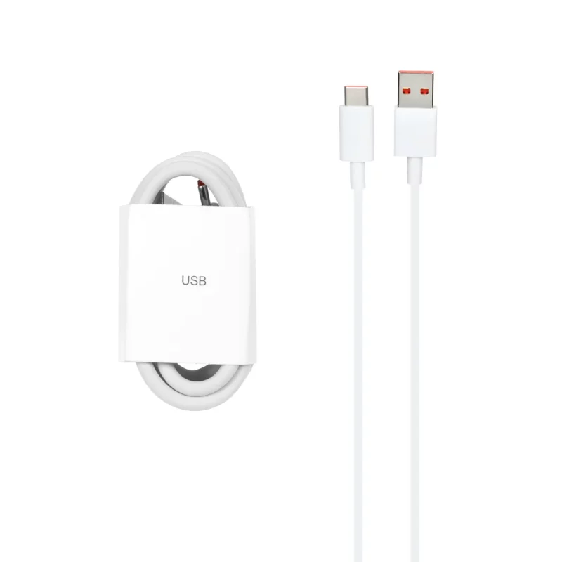 کابل شارژ Xiaomi Type-C مدل 120W درجه یک - سفید (گارانتی شش ماهه نیکان همراه) - تصویر 2