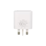 شارژر دیواری سه پین فست و PD دو پورت Tranyoo مدل T-UK1 25W به همراه کابل شارژ Type-C To Type-C - سفید - تصویر 3