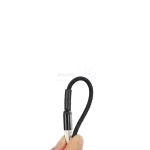 کابل شارژ کنفی 1.1 متری فست Shoosh Type-C مدل SH120C - مشکی - SMO - تصویر 4