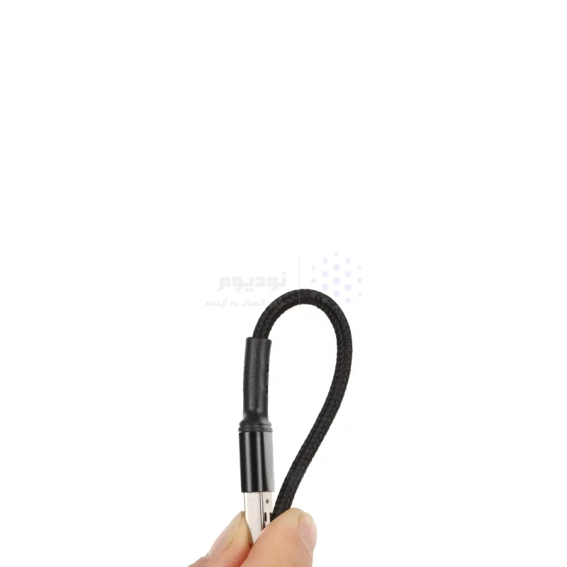 کابل شارژ کنفی 1.1 متری فست Shoosh Type-C مدل SH120C - مشکی - SMO - تصویر 4