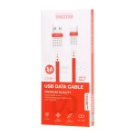 کابل شارژ سیلیکونی 1.1 متری فست Shoosh Type-C مدل +SH141C - قرمز - SMO - تصویر 3