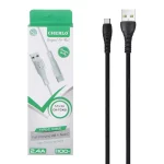 کابل شارژ کنفی 1.1 متری فست CHERLO Type-C مدل CH-TCK01 - مشکی - SMO