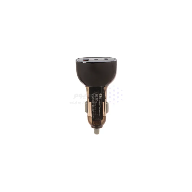 شارژر فندکی فست و PD سه پورت Nitu مدل NDC37 68W به همراه کابل شارژ Type-C To Type-C - مشکی (گارانتی 18 ماه تعویض نیکان همراه) - تصویر 3