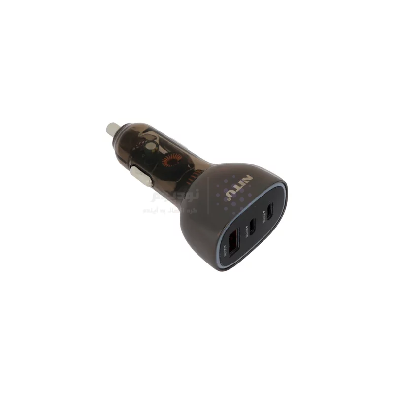 شارژر فندکی فست و PD سه پورت Nitu مدل NDC37 68W به همراه کابل شارژ Type-C To Type-C - مشکی (گارانتی 18 ماه تعویض نیکان همراه) - تصویر 4