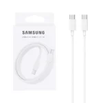 کابل شارژ Samsung Type-C to Type-C 3.1A - سفید (پک دار) - SMO