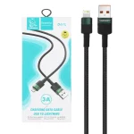 کابل شارژ فست آیفون DENMEN مدل D61L - سبز