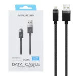 کابل شارژ فست آیفون VIPLATINA مدل BC90L 12W - مشکی (گارانتی 18 ماه تعویض نیکان همراه)