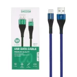 کابل شارژ کنفی 1.1 متری فست Shoosh Type-C مدل SH115C - آبی - SMO