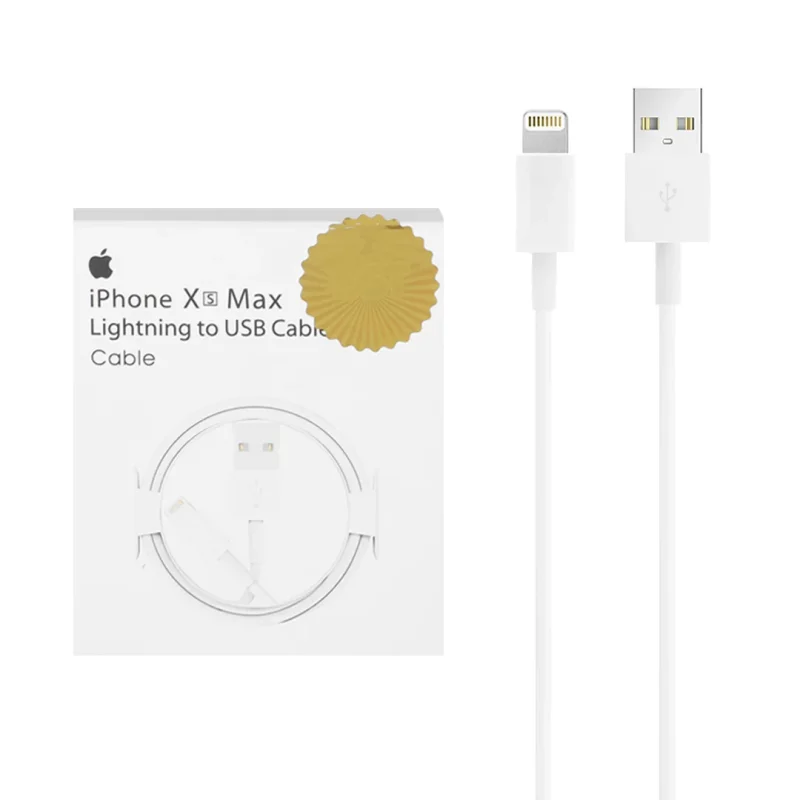 کابل شارژ آیفون مدل Xs Max MD818ZM/A - سفید - DST (گارانتی شش ماهه شرکتی) - تصویر 2