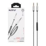 کابل 1.5 متری Nitu Aux مدل NT-AUX014 - خاکستری