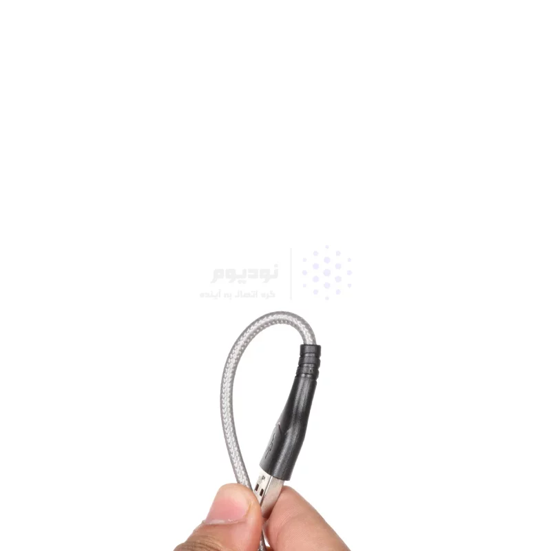 کابل شارژ کنفی 1.1 متری فست Shoosh Type-C مدل SH117C - طوسی - SMO - تصویر 3