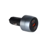 شارژر فندکی PD و فست سه پورت JBQ مدل Cool Flow C82339A 66W به همراه کابل شارژ Type-C To Type-C - مشکی (گارانتی یکساله رصاصی) - تصویر 3