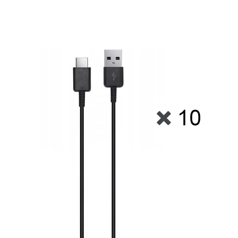 پک 10 عددی کابل شارژ SAMSUNG Type-C مدل EP-DG970 S10-CH - مشکی - DST (گارانتی شش ماهه) - تصویر 2