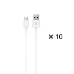 پک 10 عددی کابل شارژ SAMSUNG Type-C مدل EP-DG970 S10-CH - سفید - DST (گارانتی شش ماهه)