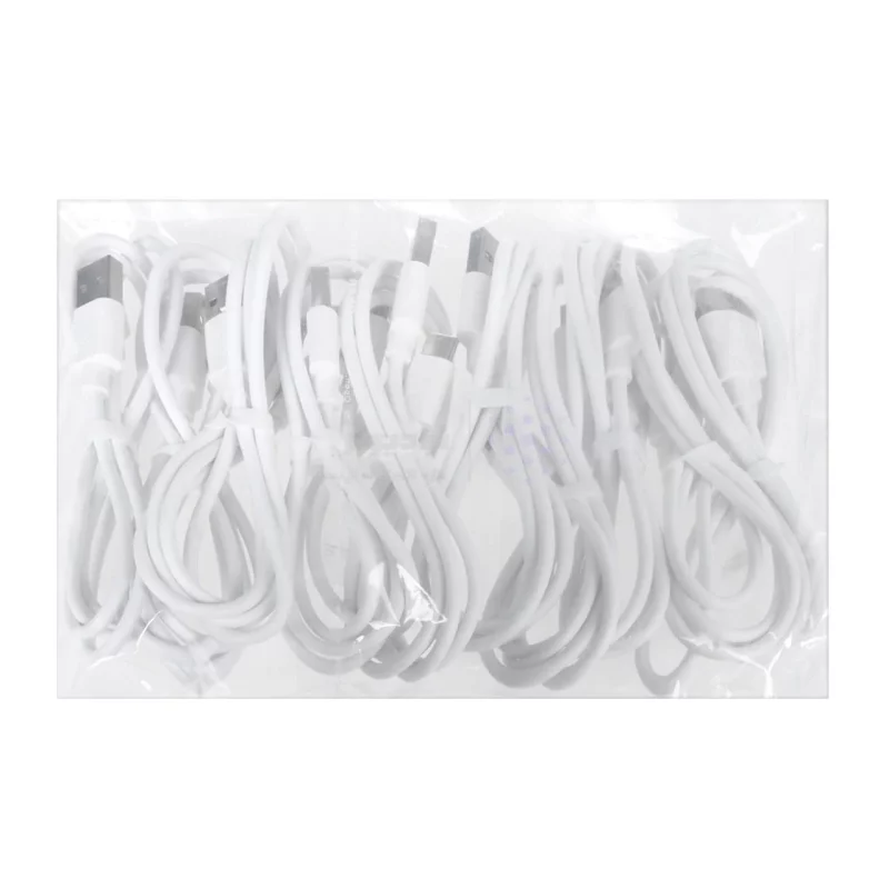 بسته 10 عددی کابل شارژ فست CHERLO Type-C مدل CH-TC19 - سفید - SMO - تصویر 3