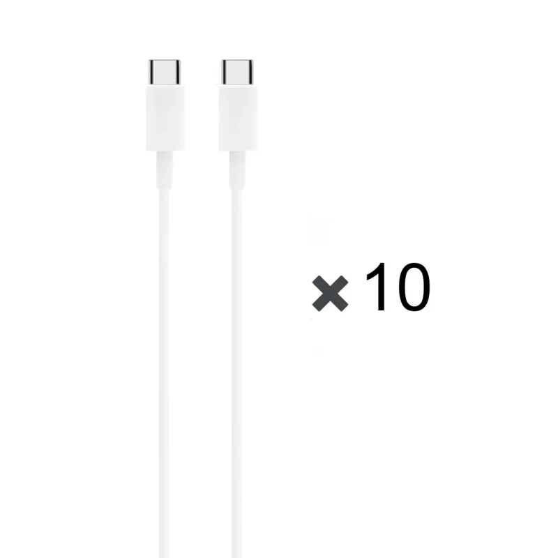 کابل شارژ Type-C To Type-C - سفید (پک 10 عددی) - SMO - تصویر 2