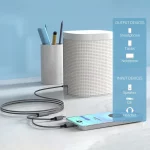 کابل Earldom Aux To Type-C & Lightning مدل ET-AUX71 - مشکی - تصویر 4
