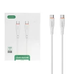 کابل شارژ فست Lindos+ Type-C To Type-C مدل LN-C30 60W - سفید