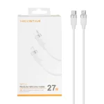 کابل شارژ PD و فست Hicostar Type-C to Lightning مدل 161C-L 27W - سفید