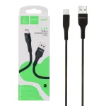 کابل شارژ فست DENMEN Type-C مدل D60T - مشکی - DST (گارانتی شش ماهه)
