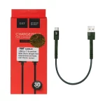 کابل شارژ PD و فست 30 سانتی پاوربانک Type-C مدل X-15 60W - سبز - DST (گارانتی شش ماهه)