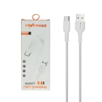 کابل شارژ فست Power Max Type-C مدل PM-002 - سفید
