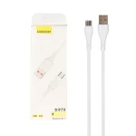 کابل شارژ فست MOSSORY Type-C مدل C-01T - سفید - YSP