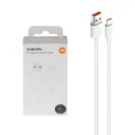 کابل شارژ فست 6A در صد شمار Xiaomi Type-C مدل 120W - سفید - اصل چین - kZN (گارانتی شش ماهه Kezen)