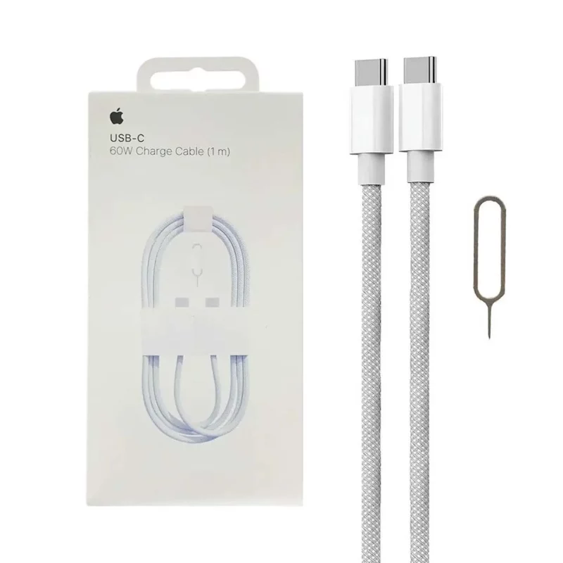 کابل شارژ آیفون 16 مدل MQKJ3ZM/A 60W - سفید - kZN (گارانتی شش ماهه Kezen) - تصویر 2