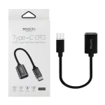 کابل تبدیلyesido OTG Type-C مدل GS01 - مشکی (گارانتی 18 ماه تعویض نیکان همراه)