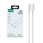 کابل شارژ PD و فست UGREEN Type-C To Type-C مدل 100W 60551 - سفید (گارانتی 18 ماهه آسان پیشرو)(60551)