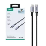 کابل شارژ PD و فست UGREEN Type-C To Type-C مدل 70427 100W - مشکی (گارانتی 18 ماهه آسان پیشرو)(70427)