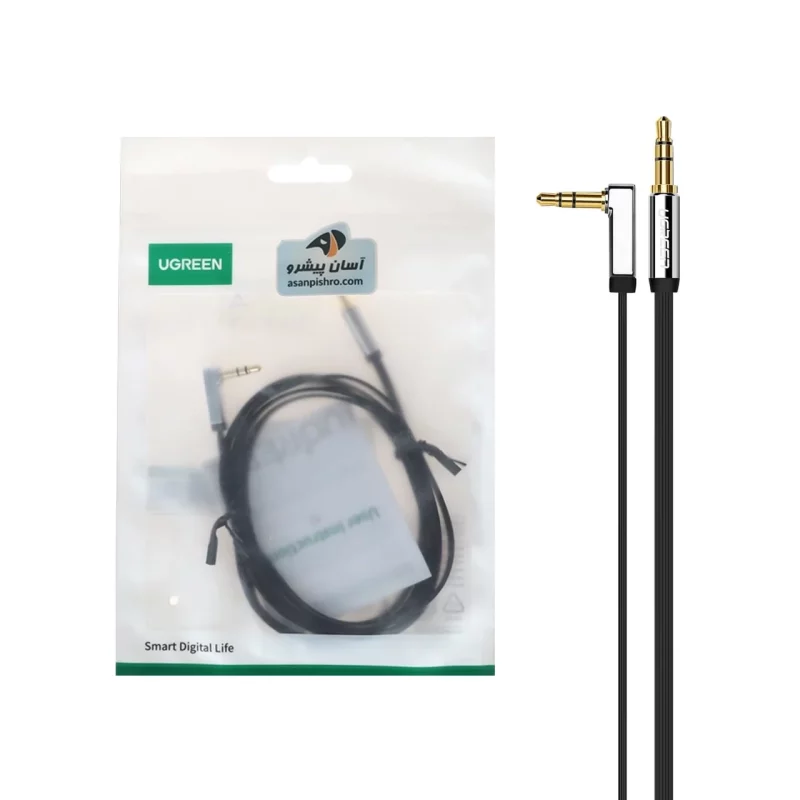 کابل یک و نیم متری UGREEN Aux مدل AV119 - مشکی(10598) - تصویر 2