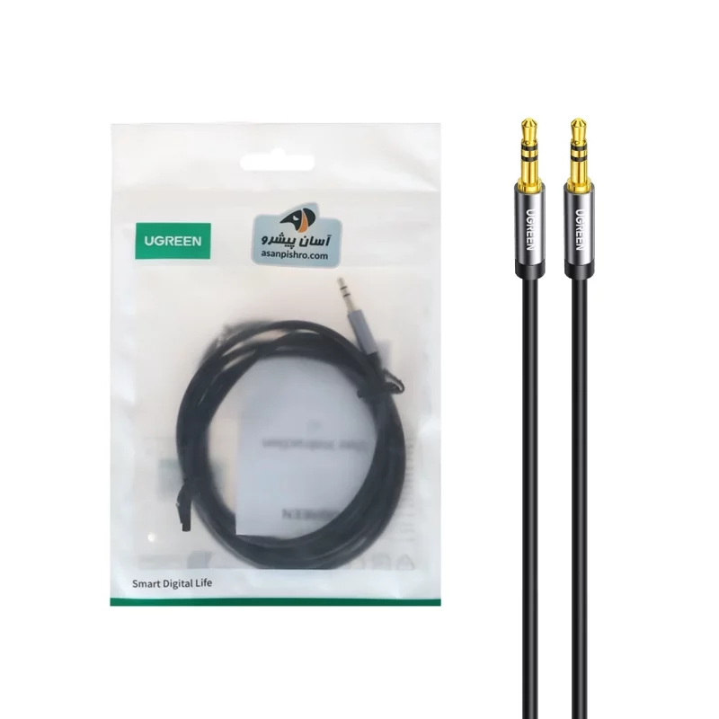کابل یک و نیم متری UGREEN Aux مدل 10734 - مشکی(10734) - تصویر 2