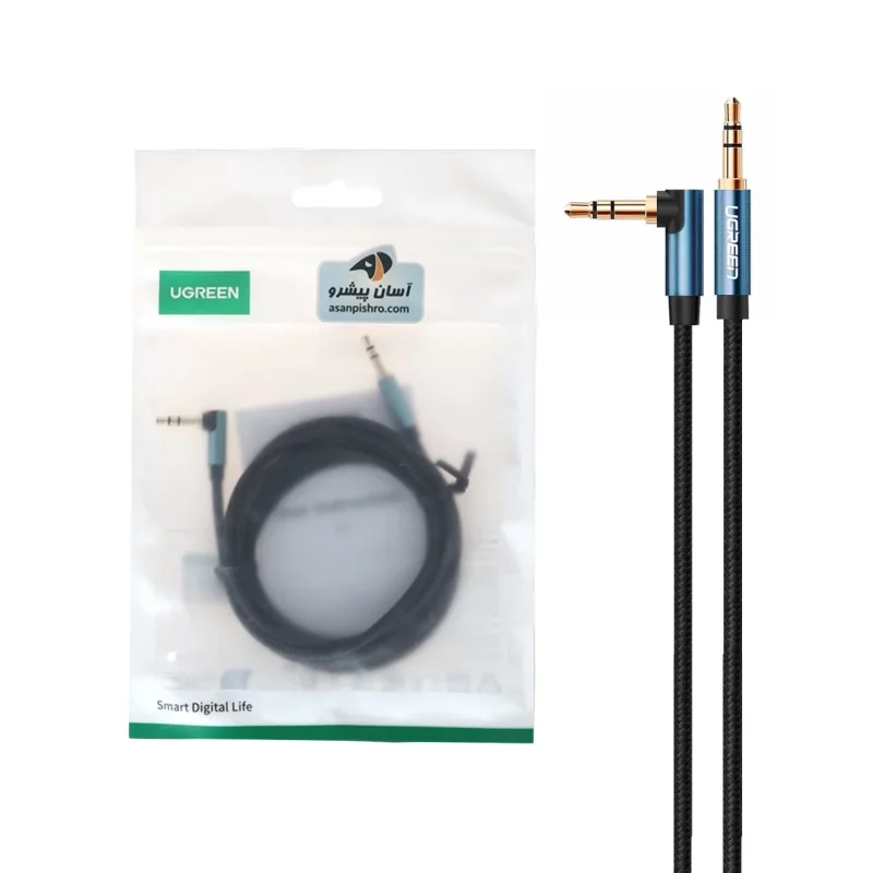 کابل یک و نیم متری UGREEN Aux مدل 60180 - مشکی(60180) - تصویر 2