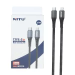 کابل شارژ فست Nitu Type-C To Lightning مدل NC389 27W - مشکی (گارانتی 18 ماهه تعویض نیکان همراه)