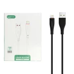 کابل شارژ فست آیفون +Lindos مدل LN-C30 - مشکی